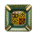 Ceramic Painted Large Capacity Non-slip Cigar Ashtray