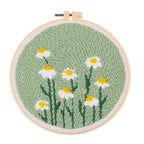 Simple Cartoon Flower Handmade Embroidery Material Kit-9
