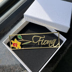 Creative Ornament Colorful Birthday Flower Stainless Steel Bookmark-3