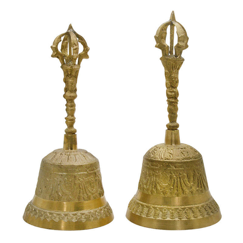 Sanqingling Tripronged Copper Hand-operated Vajra Bell