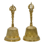 Sanqingling Tripronged Copper Hand-operated Vajra Bell