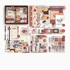 Retro Gift Box 155-piece Set Ins Gift Box Notebook Tape Sticker Set