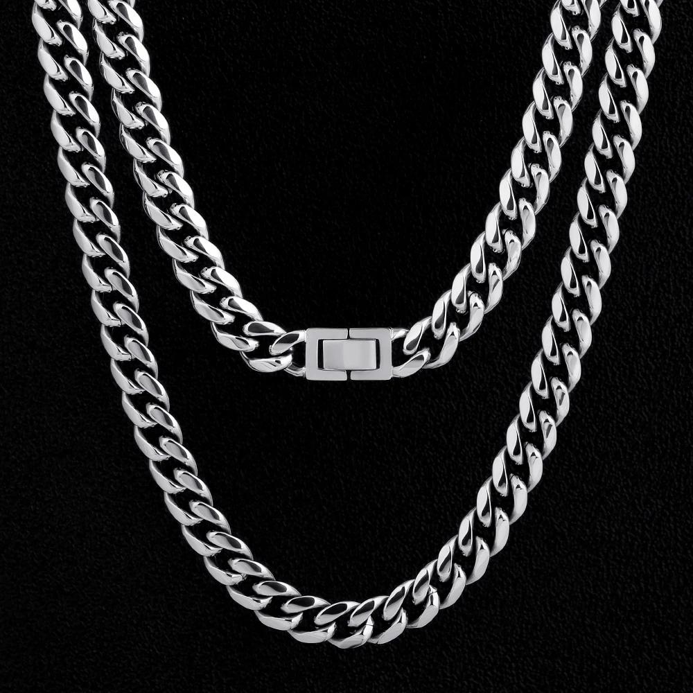 10mm Miami Cuban Link Chain White Gold Plated
Never fading
Nickel-free
Durable and anti-tarnish
Excellent touch feeling
No allergies
No deformation
Everlasting Shine

Details 



Material
Stainless Steel PlatedNecklacesNecklacesdopeplusDOPEPLUS.COM