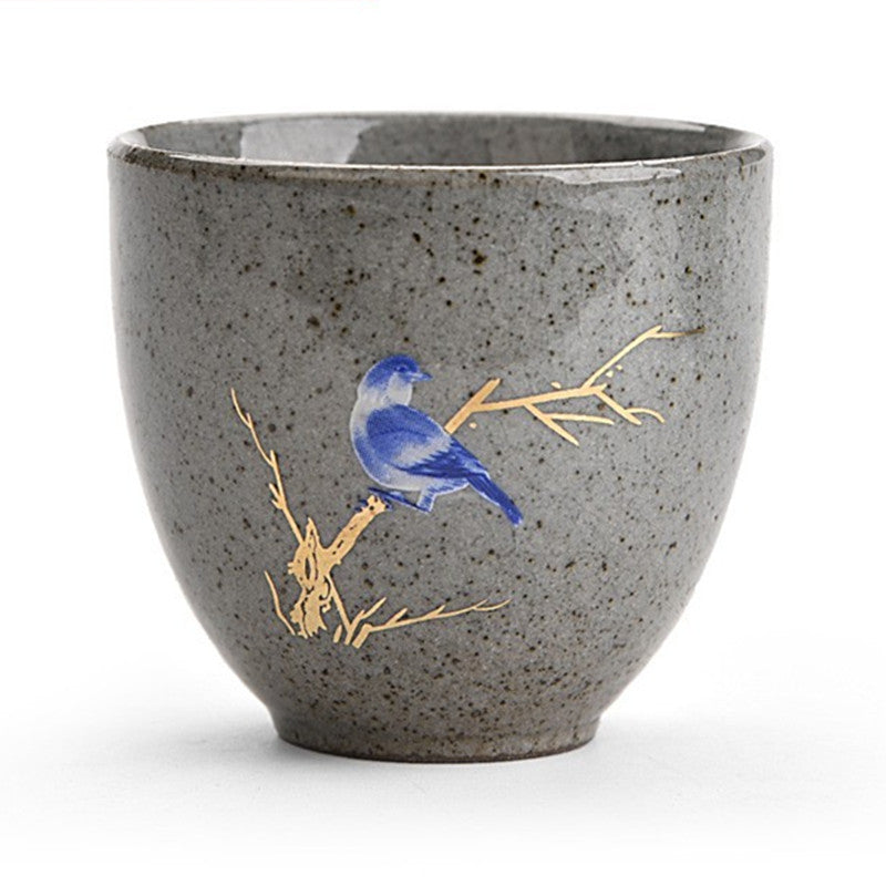 Retro Official Kiln Crackle Plum Blossom Kungfu Teacup-6