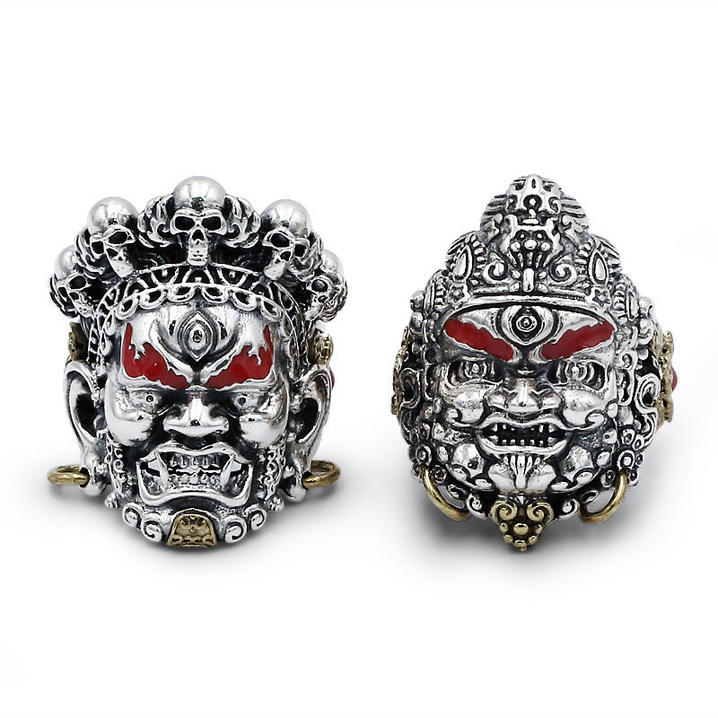 Yellow God of Wealth Index Finger Opening Ring