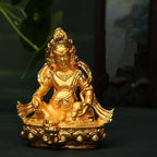Golden Buddha Statue Ornaments The Yellow God of Wealth