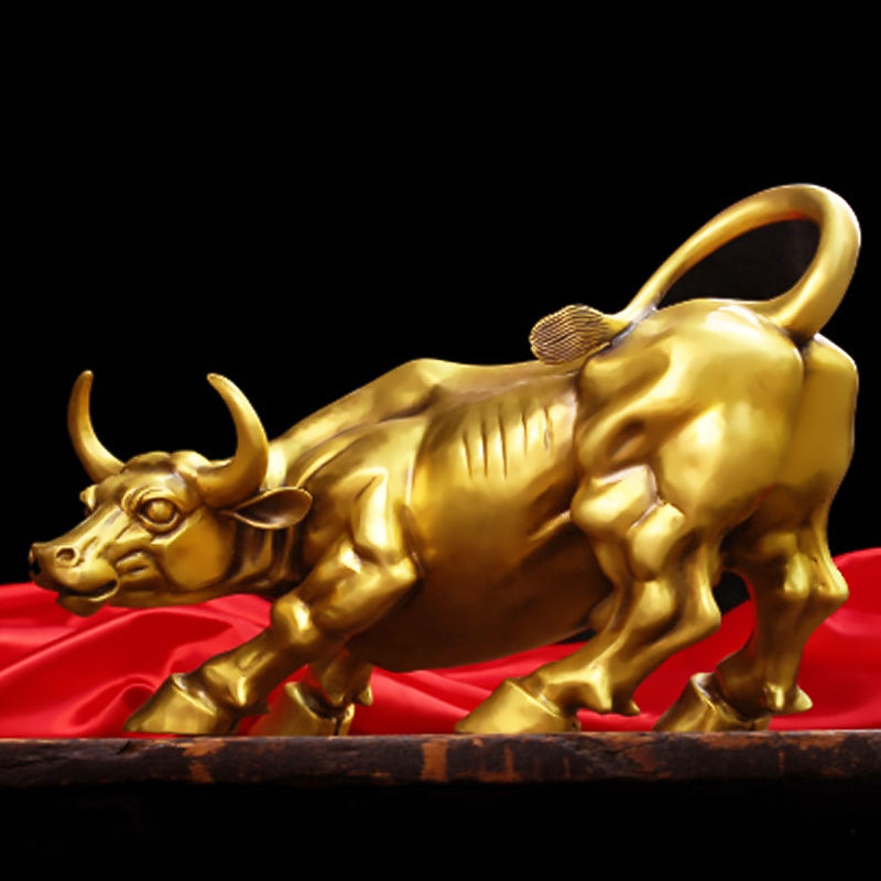 Fortune Copper Ox Ornament Office Decoration Crafts
