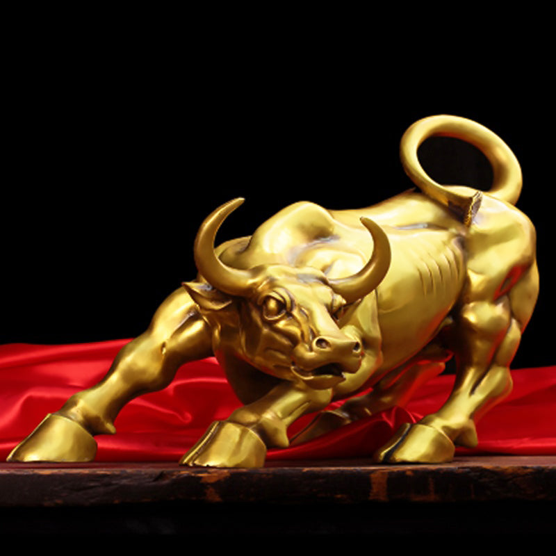 Fortune Copper Ox Ornament Office Decoration Crafts