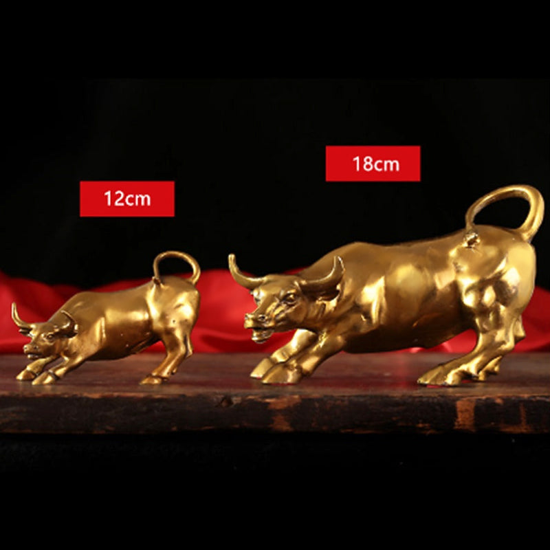 Fortune Copper Ox Ornament Office Decoration Crafts