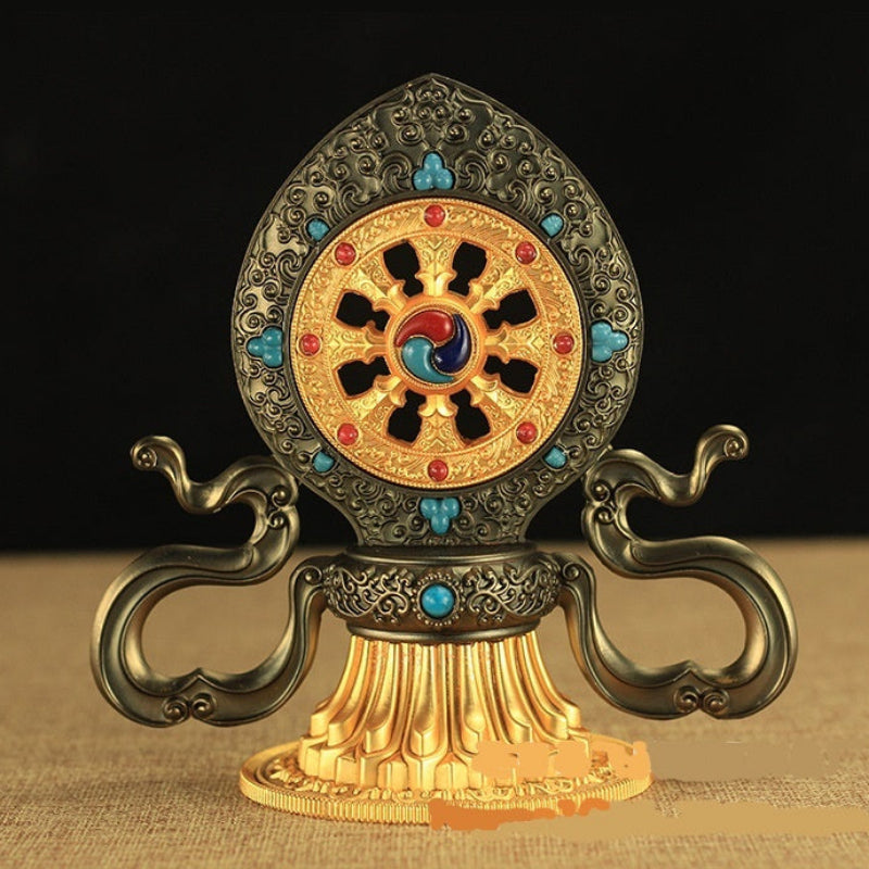 Tibetan Buddhism Tantric Instrument Wheel Wang Qizhen