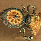 Tibetan Buddhism Tantric Instrument Wheel Wang Qizhen