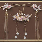 Hanfu hairpin with tassel in silver traditional design