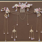 Hanfu hairpin with tassel in silver traditional design