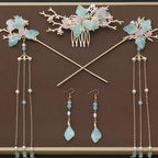 Hanfu hairpin with tassel in silver traditional design