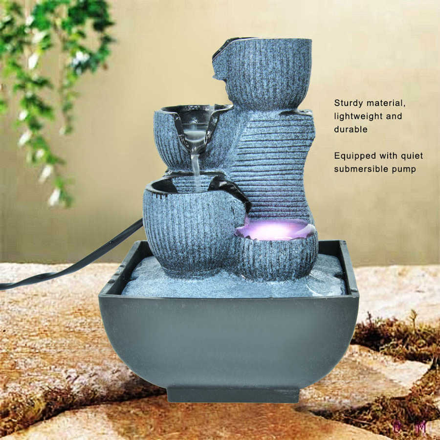 Furnishing Feng Shui Ball Water Feature Desk Top Decoration