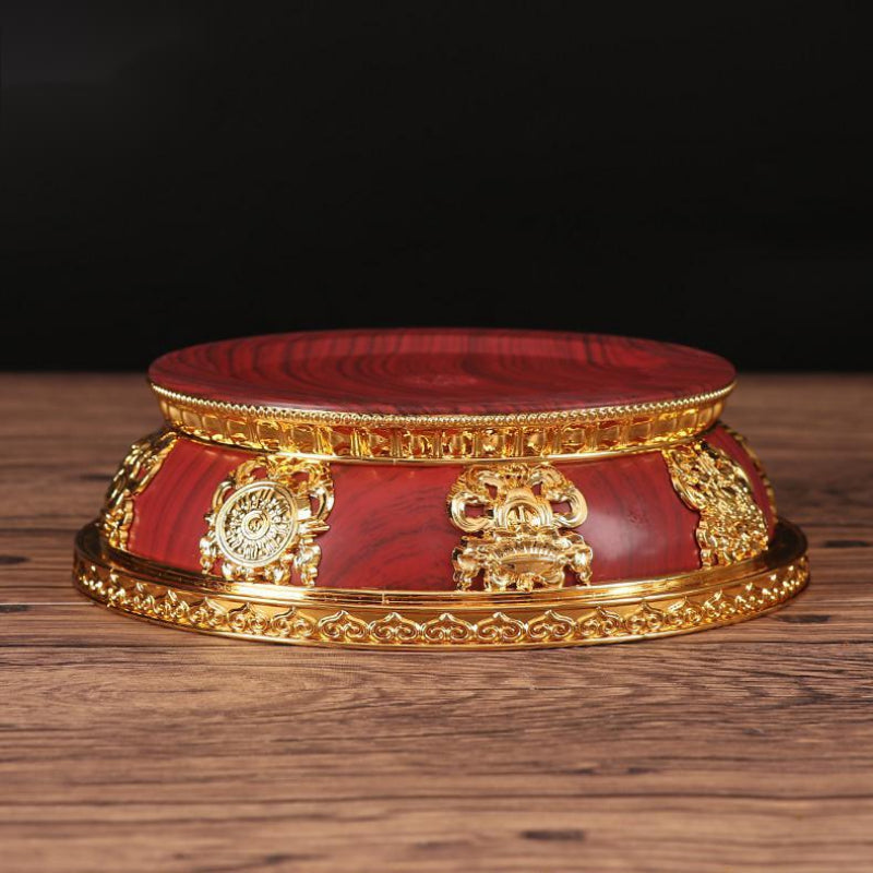 Tibetan Buddhist Fruit Plate for Buddha Stainless Steel Lining