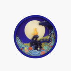 Forbidden City Cat Forbidden Moon Full Quicksand Coaster Dragon and Phoenix Auspicious Anti-skid Mat Gifts