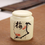 Ceramic Tea Caddy Kung Fu Tea Ceramics Tea Can Tea Room Teaware Accessories