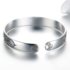 Silver Bracelet Plum Blossom Vine Leaf Fashion Women Silver Plated Bracelet Women