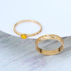 925 Silver Vintage Twist Natural Opal Ring