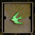 Swallow Couple Brooch Exquisite and High-End Pin