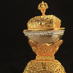 Nepal Tibetan Buddhism Supplies Tantric Patriarchal Instrument Toba Ornaments Initiation Offering Wine Cup Large