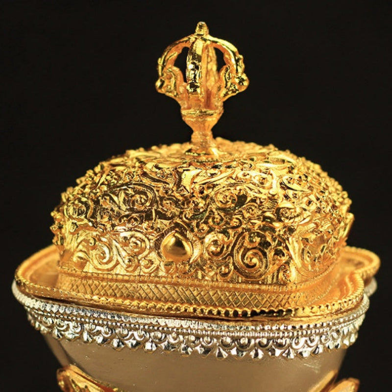 Nepal Tibetan Buddhism Supplies Tantric Patriarchal Instrument Toba Ornaments Initiation Offering Wine Cup Large