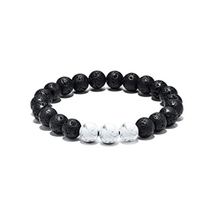 Tiger Eye Stone Volcanic Stone Bracelet Men's Bracelet