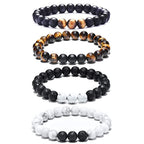 Tiger Eye Stone Volcanic Stone Bracelet Men's Bracelet
