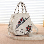 Ethnic Style Handbag Shoulder Bag Literature and Art Shoulder Bag Messenger Bag