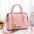Pillow Bag Female Autumn New Fashion Embroidered Handbag Korean Style Simple One-Shoulder Messenger Bag