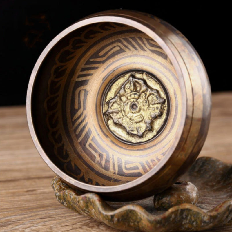 Meditation Bowl Sound Therapy Bowl Copper Buddhist Sound Bowl