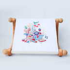 Large Desktop Solid Wood Portable Hand Embroidery Frame-2