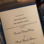 Personalized Black Simple Custom Invitation
