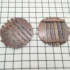 Wooden Anti-Scalding Heat Insulation Pad Creative Black Walnut Table Mat