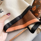 Air-Conditioning Shawl Cotton Wrap Thermal Scarf for Women-2