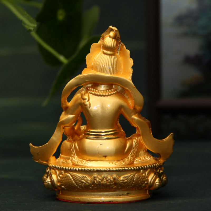 Golden Buddha Statue Ornaments The Yellow God of Wealth