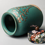 Fashion Personality Hand-painted Warehouse Sealed Tea Caddy