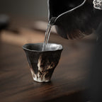 Lotus Rhyme Stoneware Lotus Teacup
