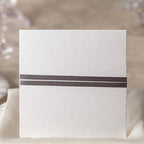 Personalized Custom Ivory White Invitation