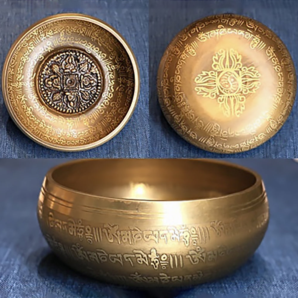 Four Buddha Six Character Buddha Sound Bowl