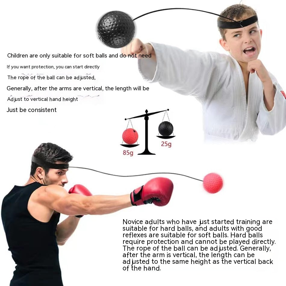 Head-mounted Boxing Speed Ball Training Fitness Entertainment Decompression Vent Ball