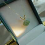 Lucky Safety Lock Necklace Female