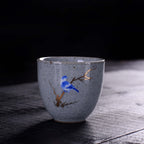 Retro Official Kiln Crackle Plum Blossom Kungfu Teacup-5