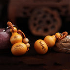Mahogany Small Gourd Keychain