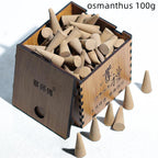 Indoor Natural Backflow Incense Osmanthus Cone Tower Incense-9