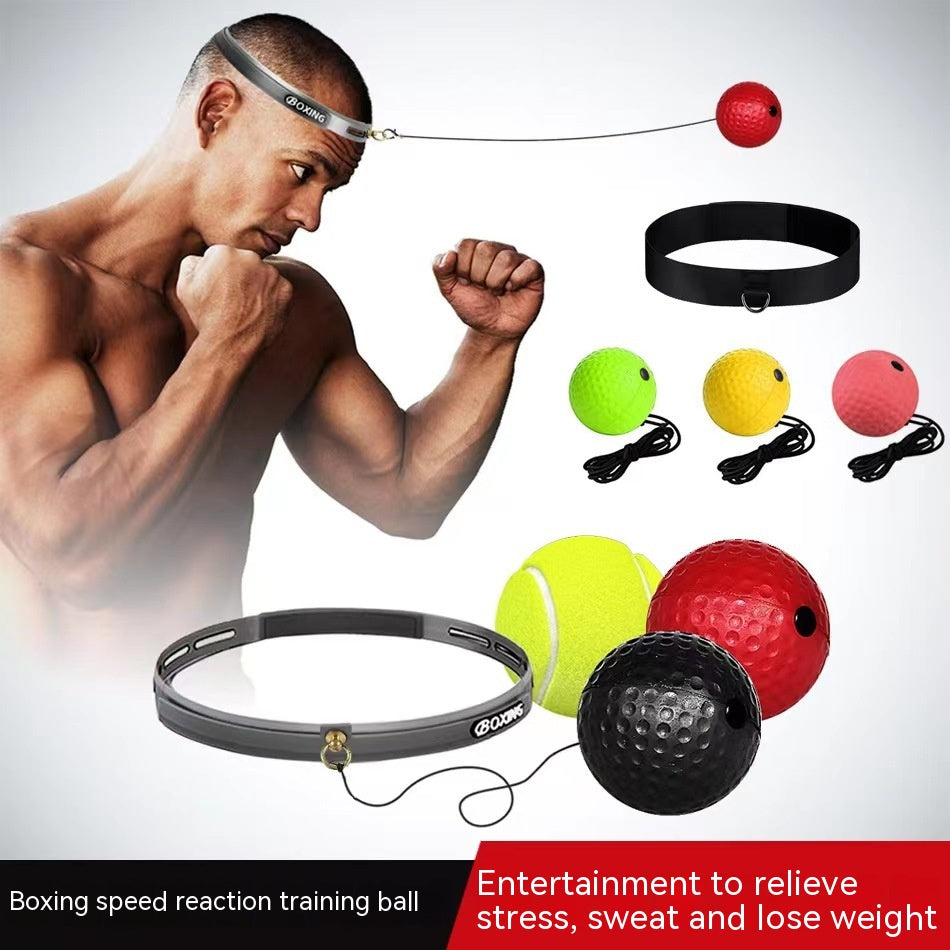 Head-mounted Boxing Speed Ball Training Fitness Entertainment Decompression Vent Ball