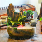 Rockery Feng Shui Wheel Zhaocai Fountain Living Room Indoor Desktop