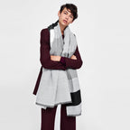 Cashmere plaid scarf