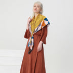 110x110 cm silk scarf